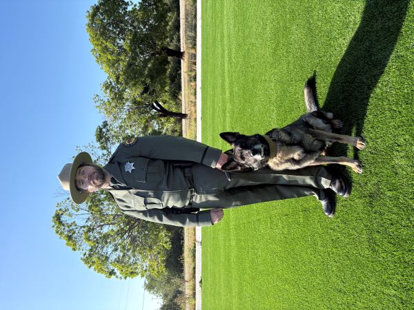 K-9 Rino and Handler Brett Weber 